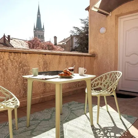 Apartment Les Bambous Terrasse, Parking Gratuit, Centre